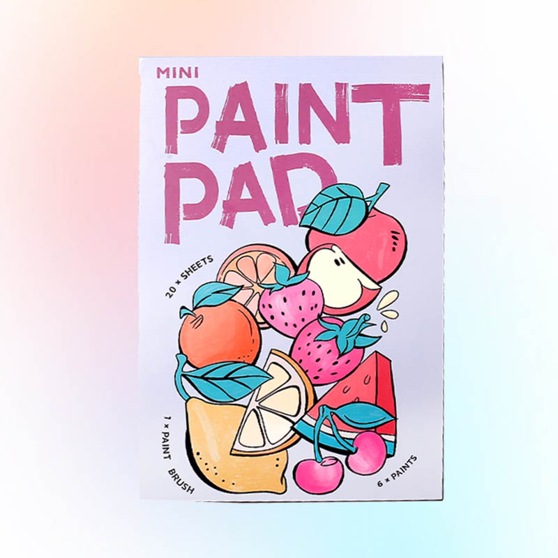 Libro da colorare ad acquerello di frutta