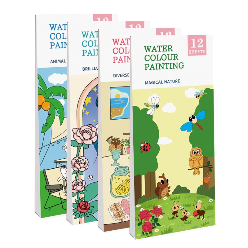 Libro da acquerello tascabile portatile